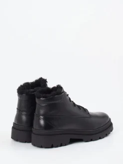 Ralph Harrison Country – Schnürboots aus Fettleder Schwarz