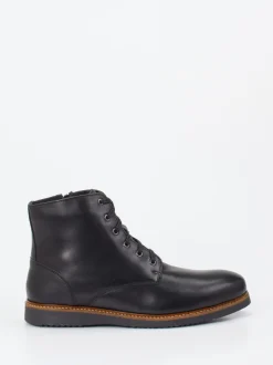 Ralph Harrison Country – Schnürboots aus Fettleder Schwarz