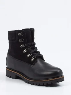 Ralph Harrison Country – Schnürboots aus Fettleder schwarz