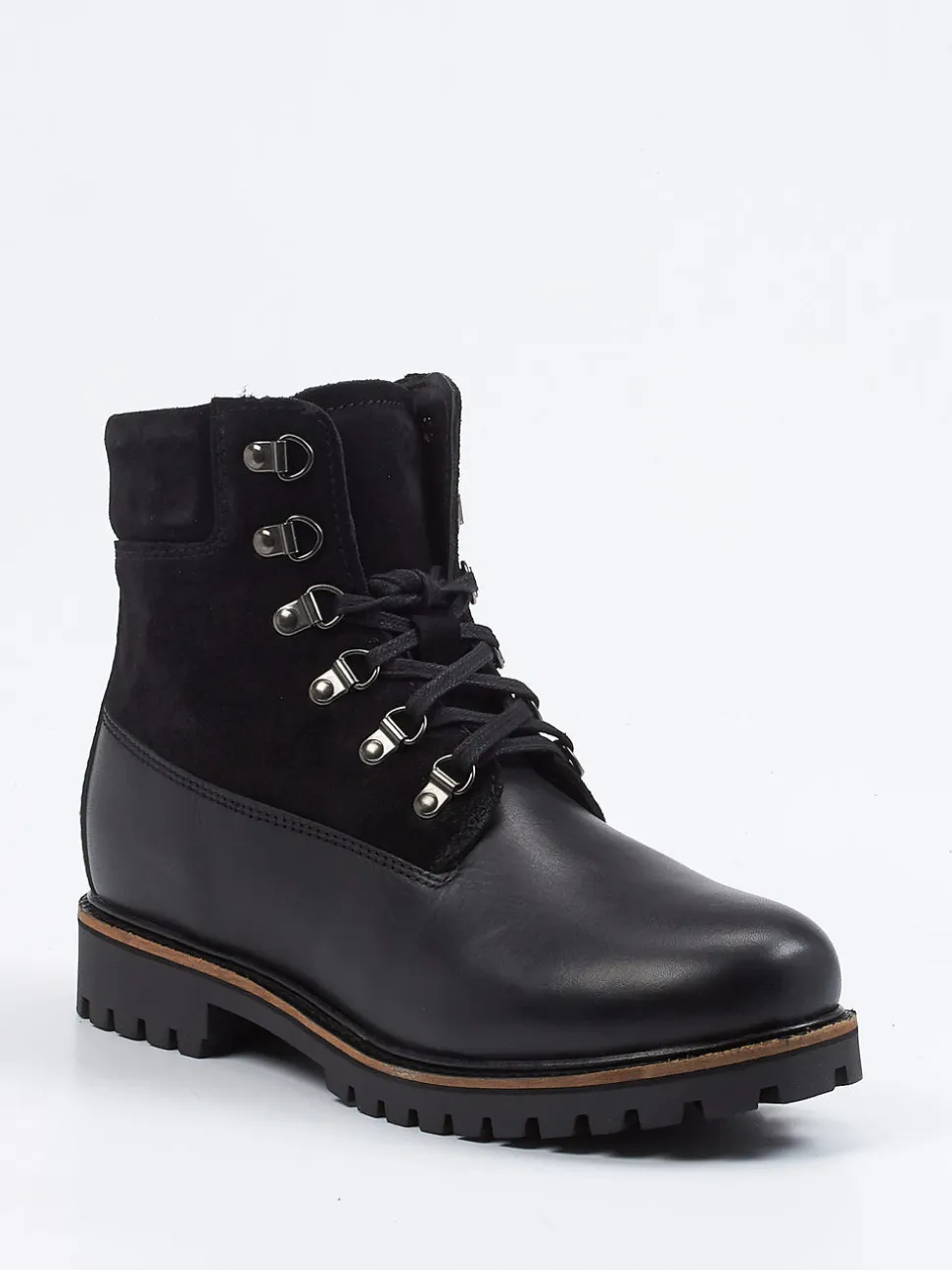 Ralph Harrison Country – Schnürboots aus Fettleder schwarz
