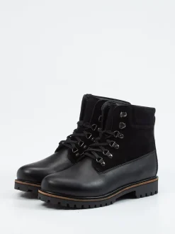 Ralph Harrison Country – Schnürboots aus Fettleder schwarz