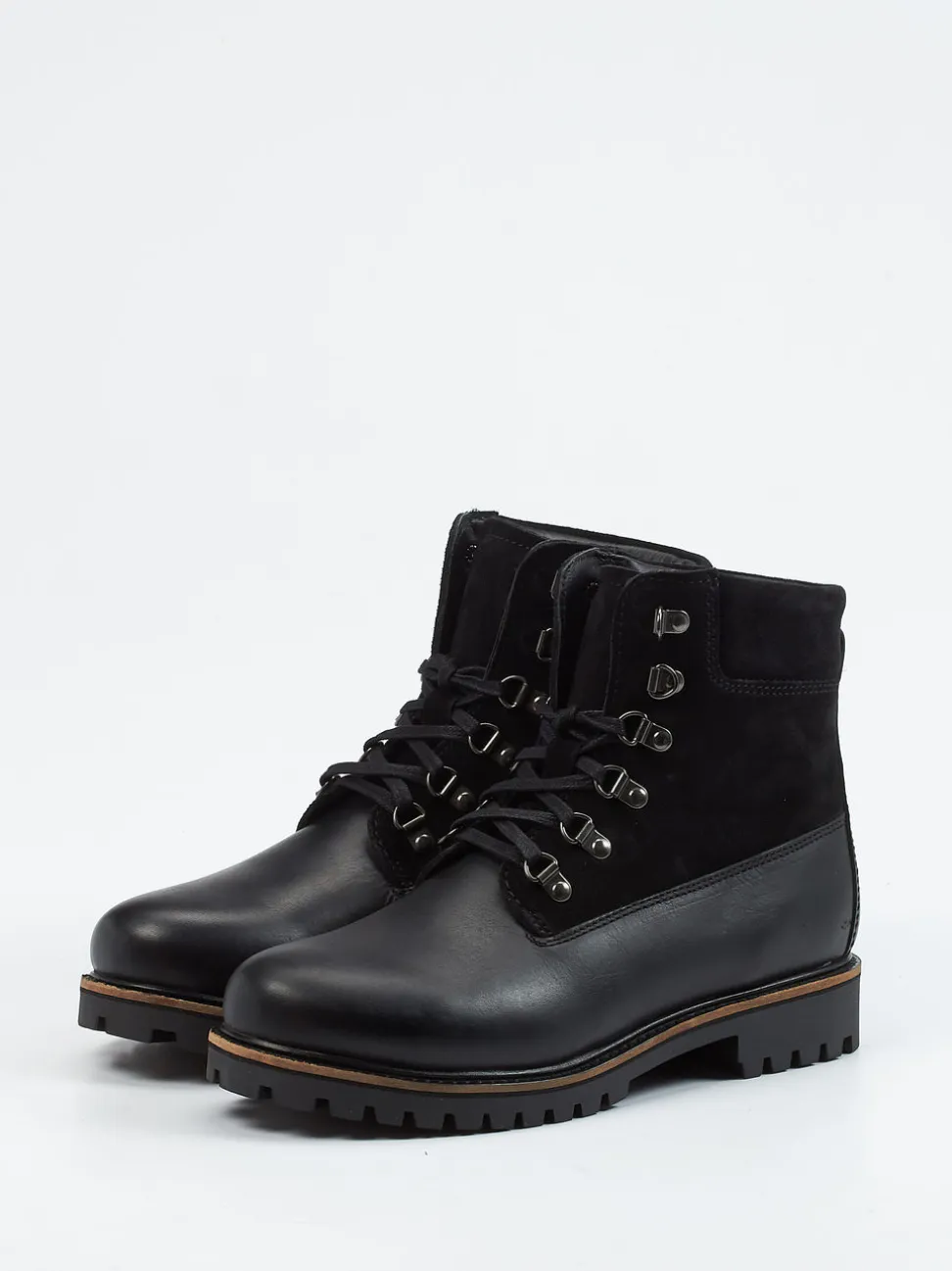 Ralph Harrison Country – Schnürboots aus Fettleder schwarz
