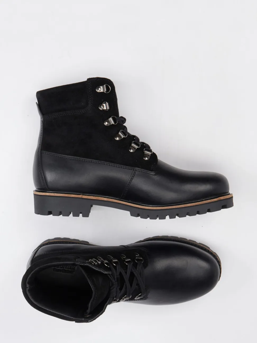 Ralph Harrison Country – Schnürboots aus Fettleder schwarz