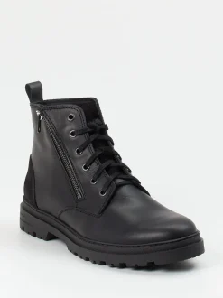 Ralph Harrison Country – Schnürboots aus Fettleder schwarz