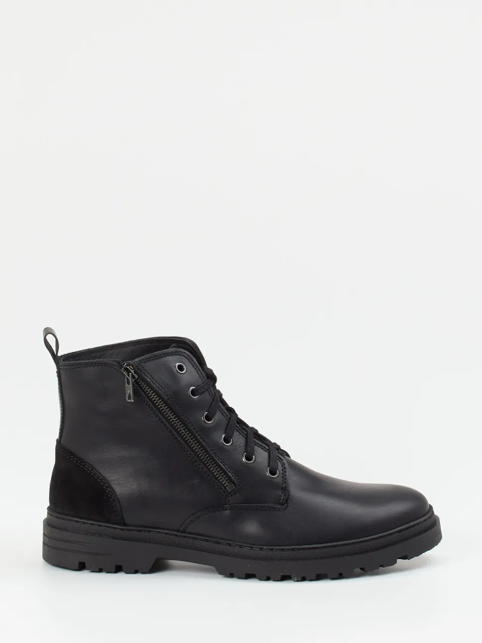 Ralph Harrison Country – Schnürboots aus Fettleder schwarz