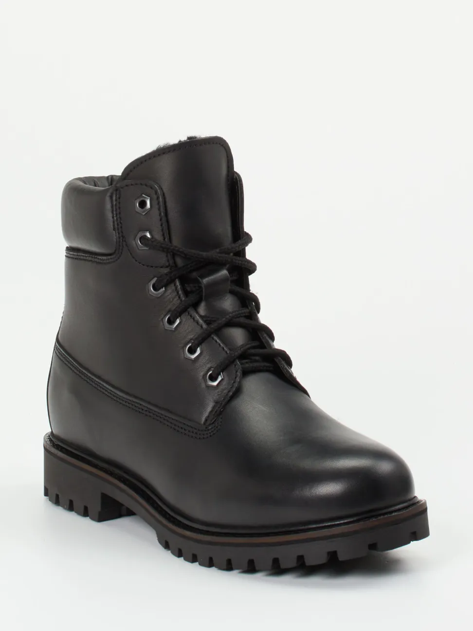 Ralph Harrison Country – Schnürboots aus Lammleder schwarz