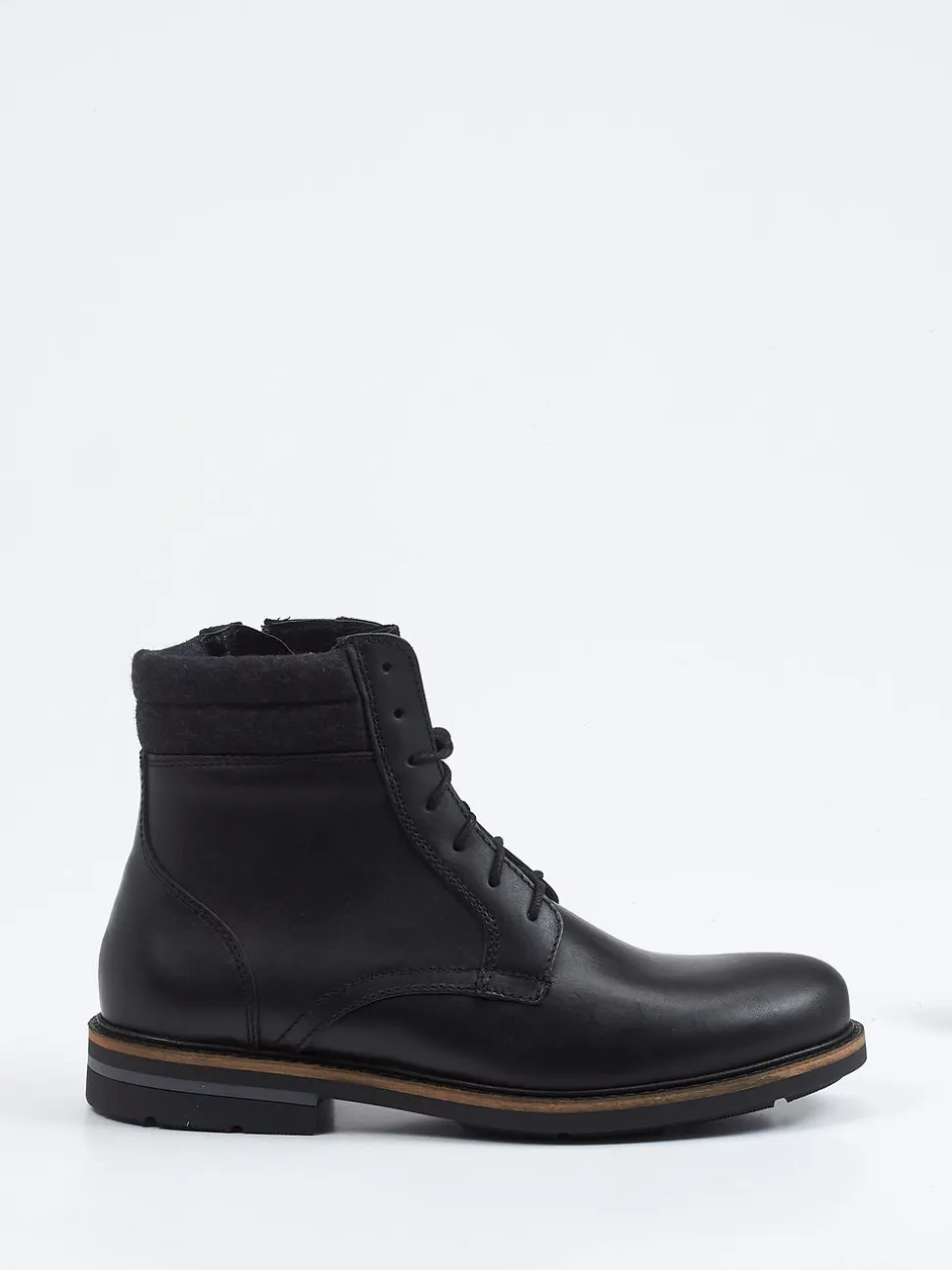 Ralph Harrison Country – Schnürboots aus Kalbleder schwarz