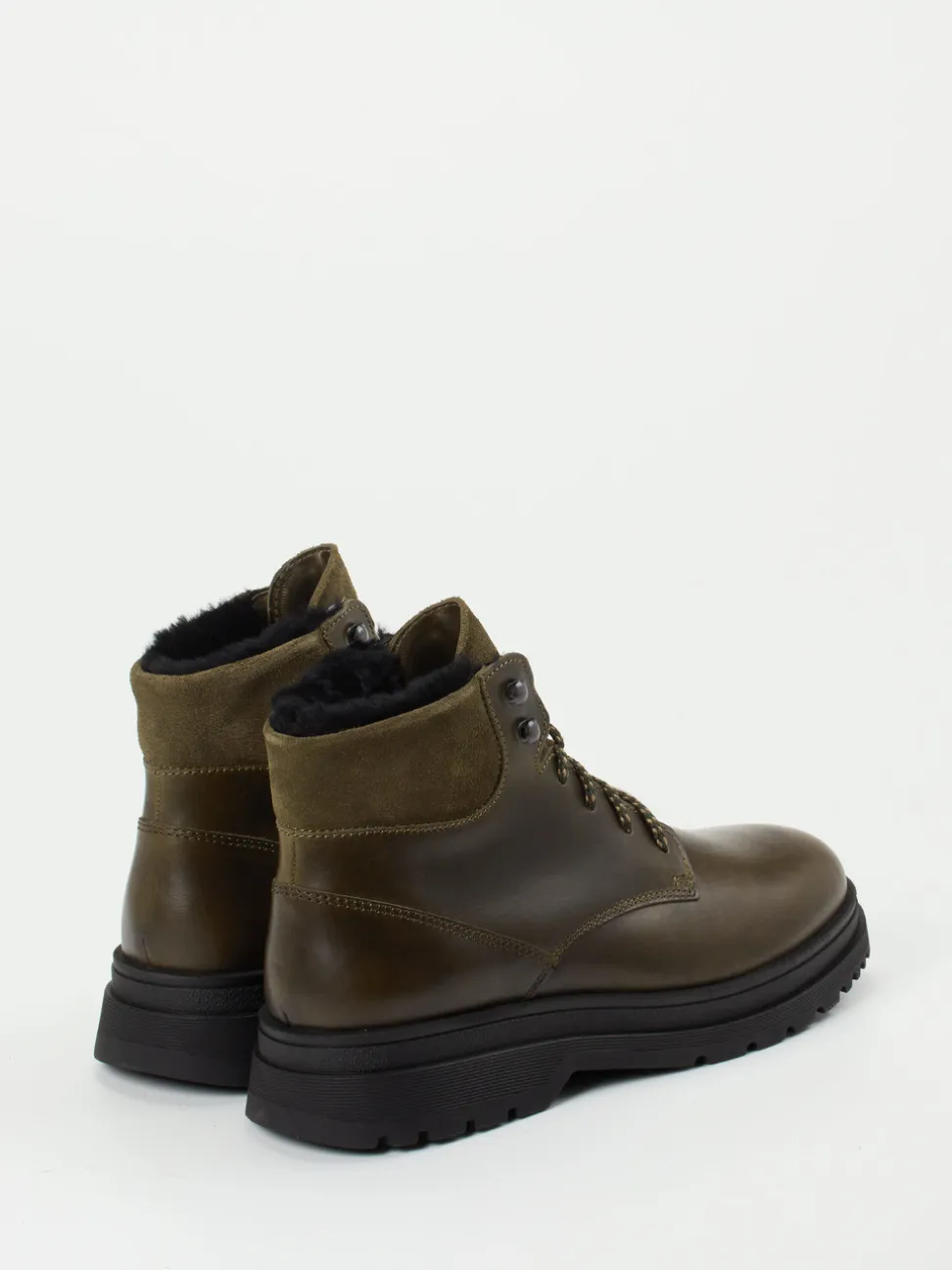 Ralph Harrison Country – Schnürboots aus Fettleder olivgrün