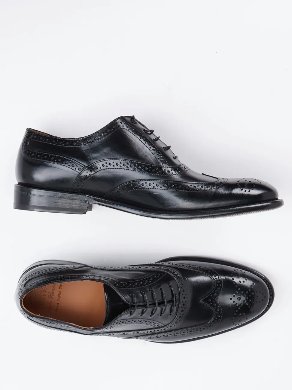 Ralph Harrison Edition – Brogues aus Kalbleder schwarz