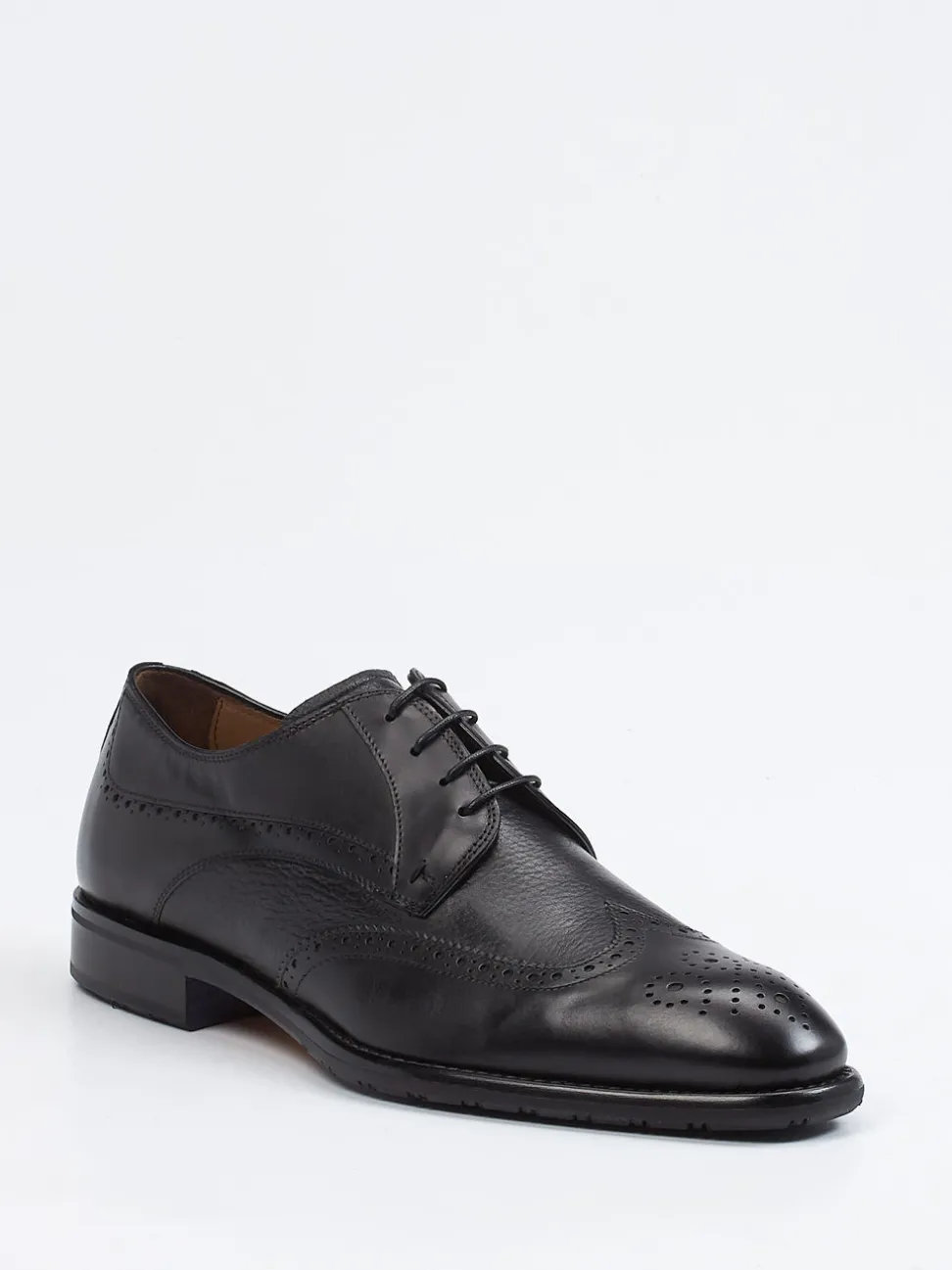 Ralph Harrison Edition – Brogues aus Hirschleder Schwarz