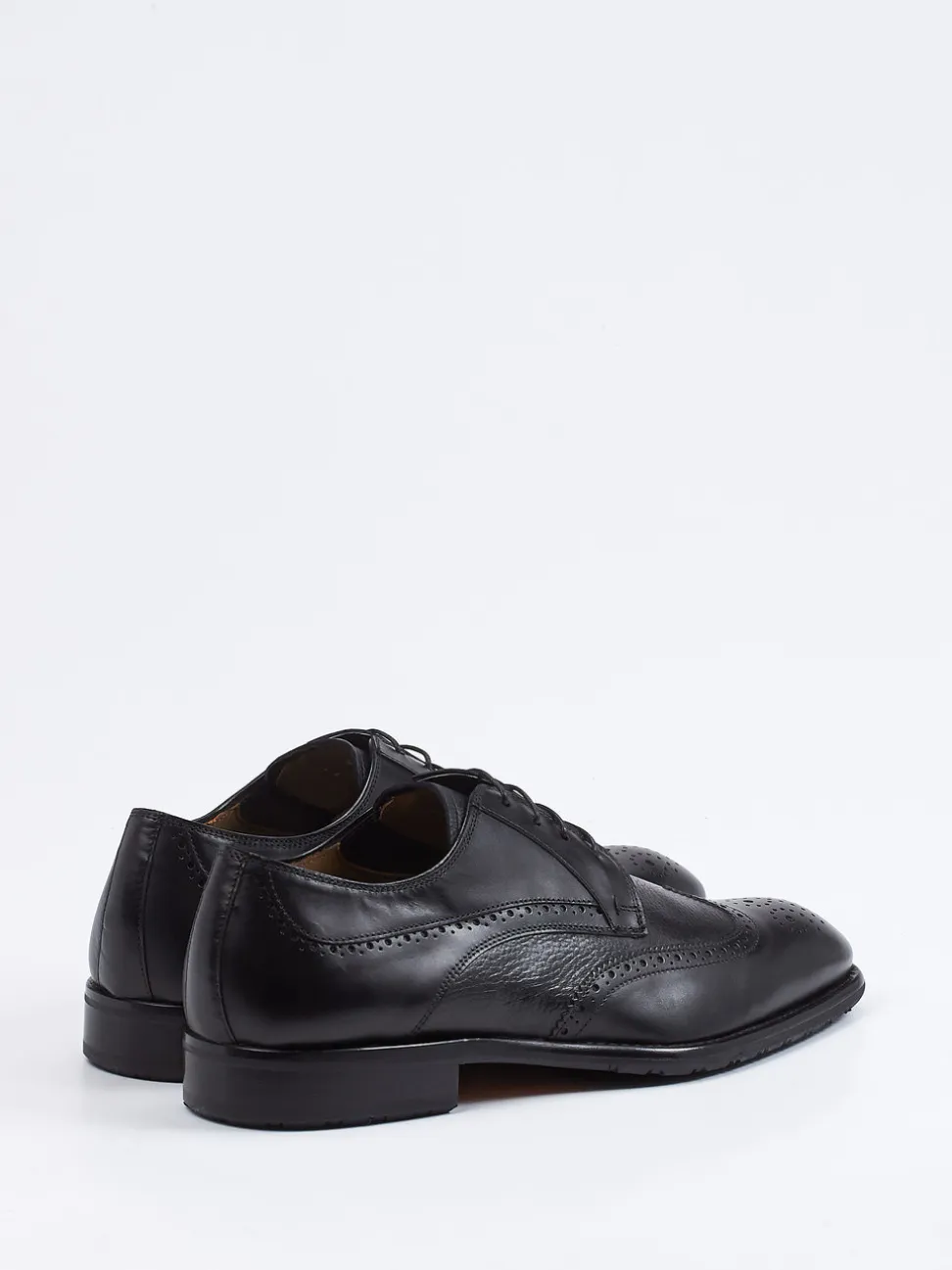 Ralph Harrison Edition – Brogues aus Hirschleder Schwarz