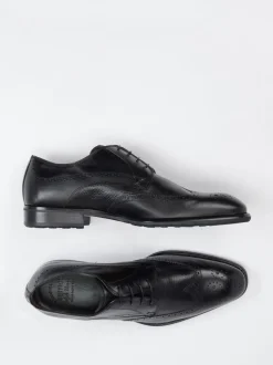 Ralph Harrison Edition – Brogues aus Hirschleder Schwarz