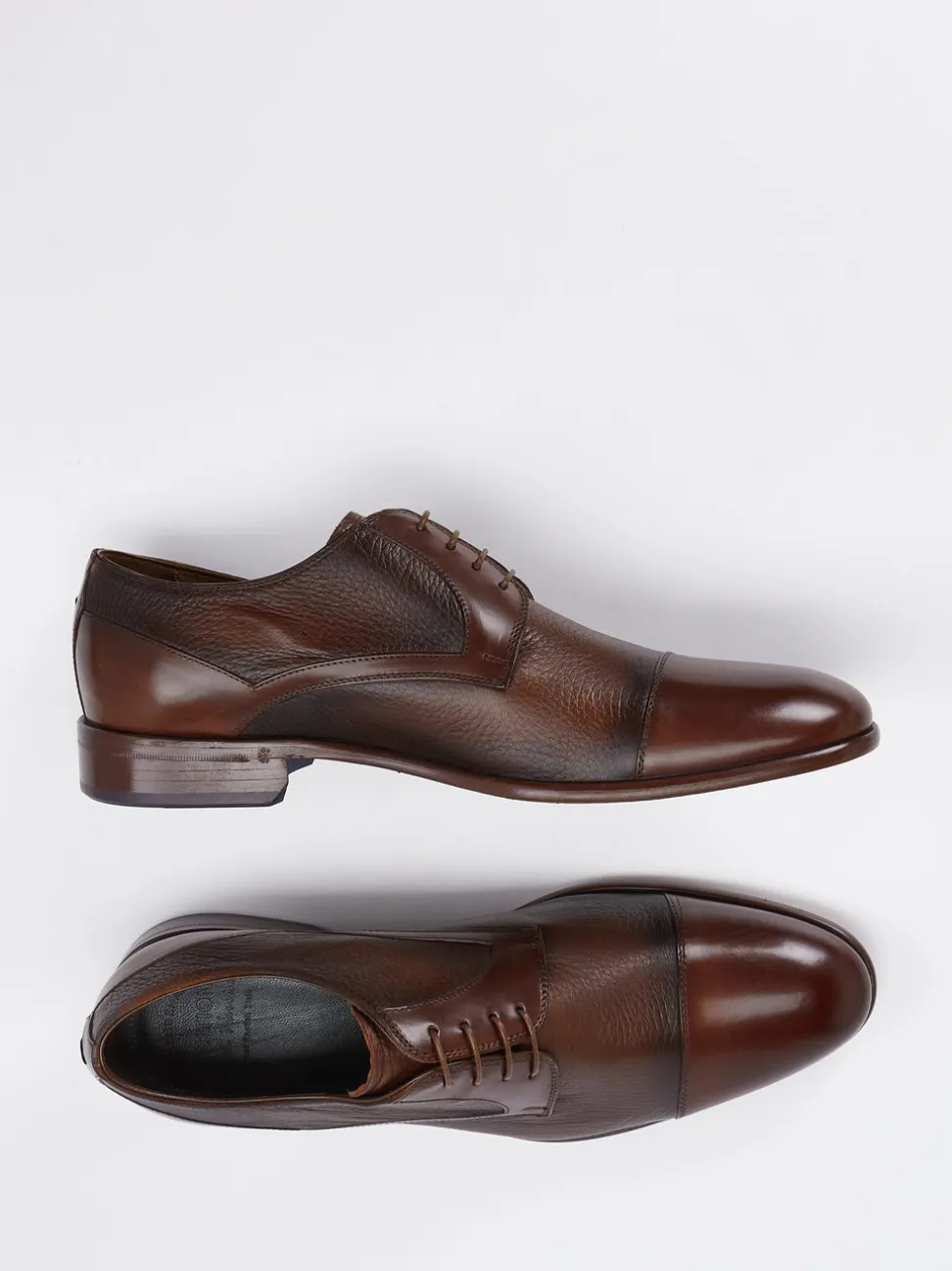 Ralph Harrison Edition – Captoe-Derby aus Hirschleder braun