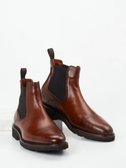 Ralph Harrison Edition – Chelsea Boots aus Kalbleder braun