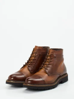 Ralph Harrison Edition – Captoe-Boots aus Kalbleder braun