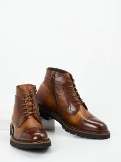 Ralph Harrison Edition – Captoe-Boots aus Kalbleder braun