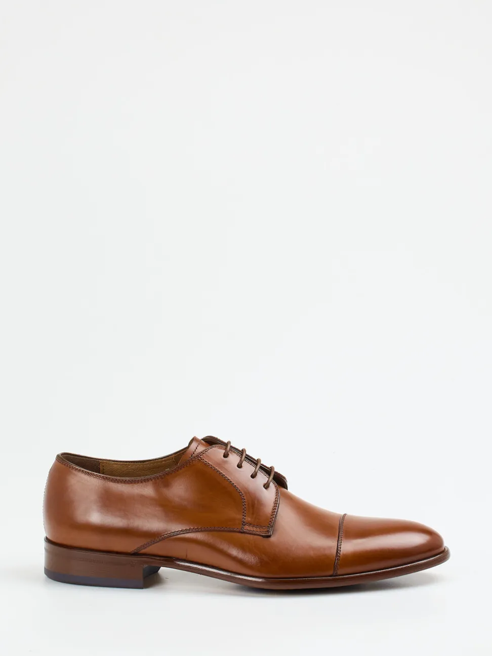 Ralph Harrison Edition – Captoe Derby aus Kalbleder Cognac