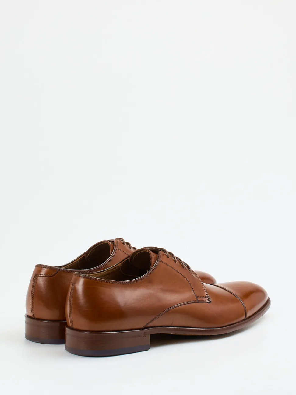 Ralph Harrison Edition – Captoe Derby aus Kalbleder Cognac