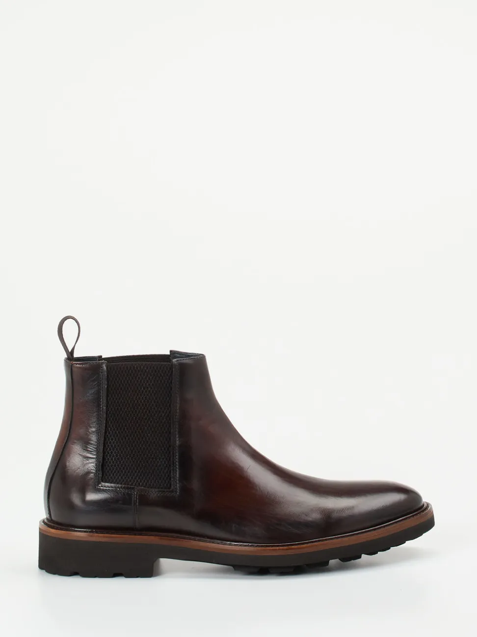 Ralph Harrison Edition – Chelsea Boots aus Kalbleder Dunkelbraun