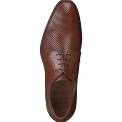 Ralph Harrison Edition – Derbyschuh aus geprägtem Leder Braun