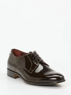 Ralph Harrison Edition – Derby aus Lackleder Braun