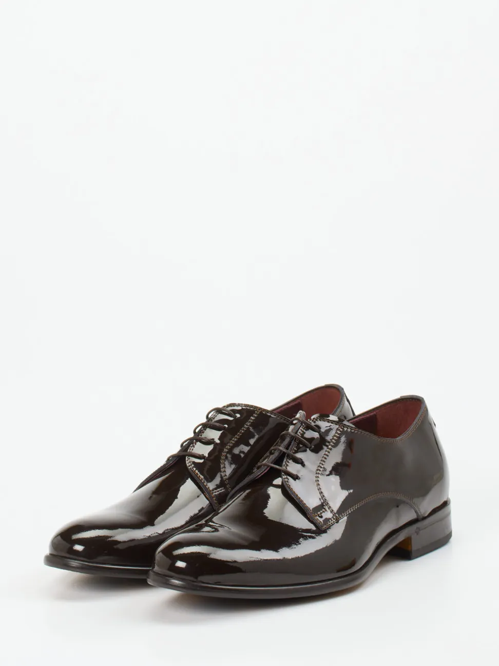 Ralph Harrison Edition – Derby aus Lackleder Braun