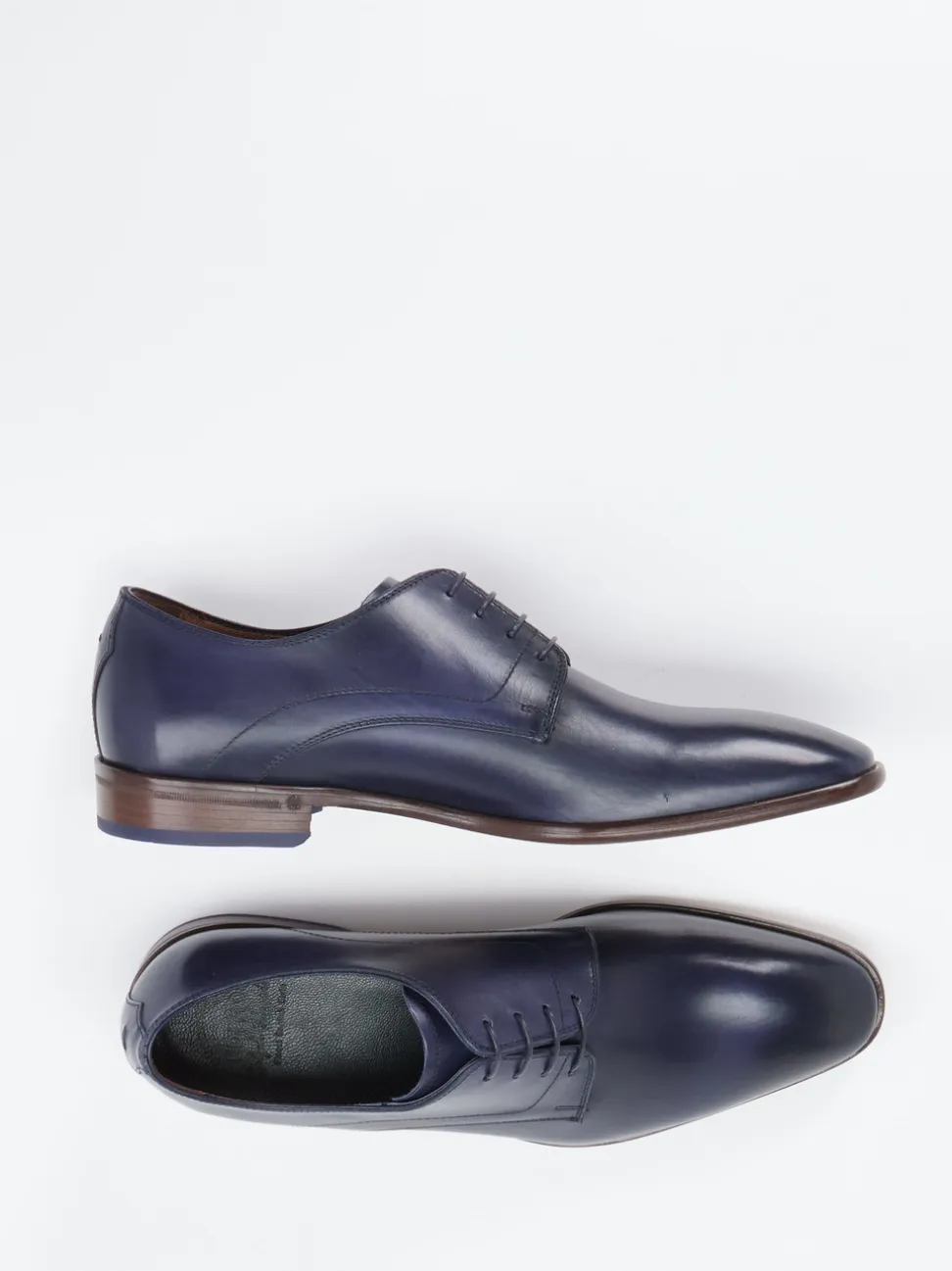Ralph Harrison Edition – Derby-Schnürschuh aus Kalbleder Nachtblau