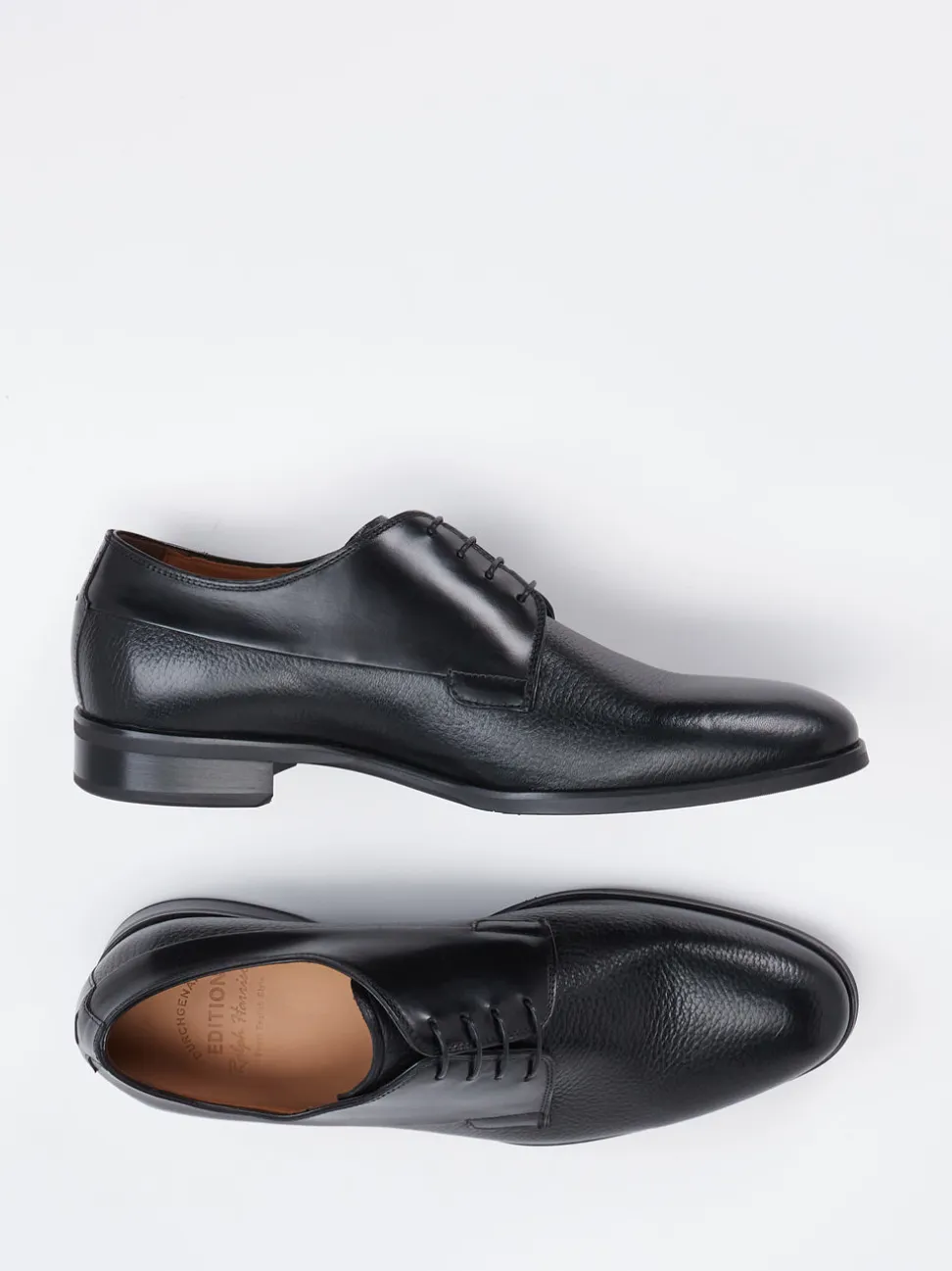 Ralph Harrison Edition – Derby-Schnürschuh aus Hirschleder schwarz