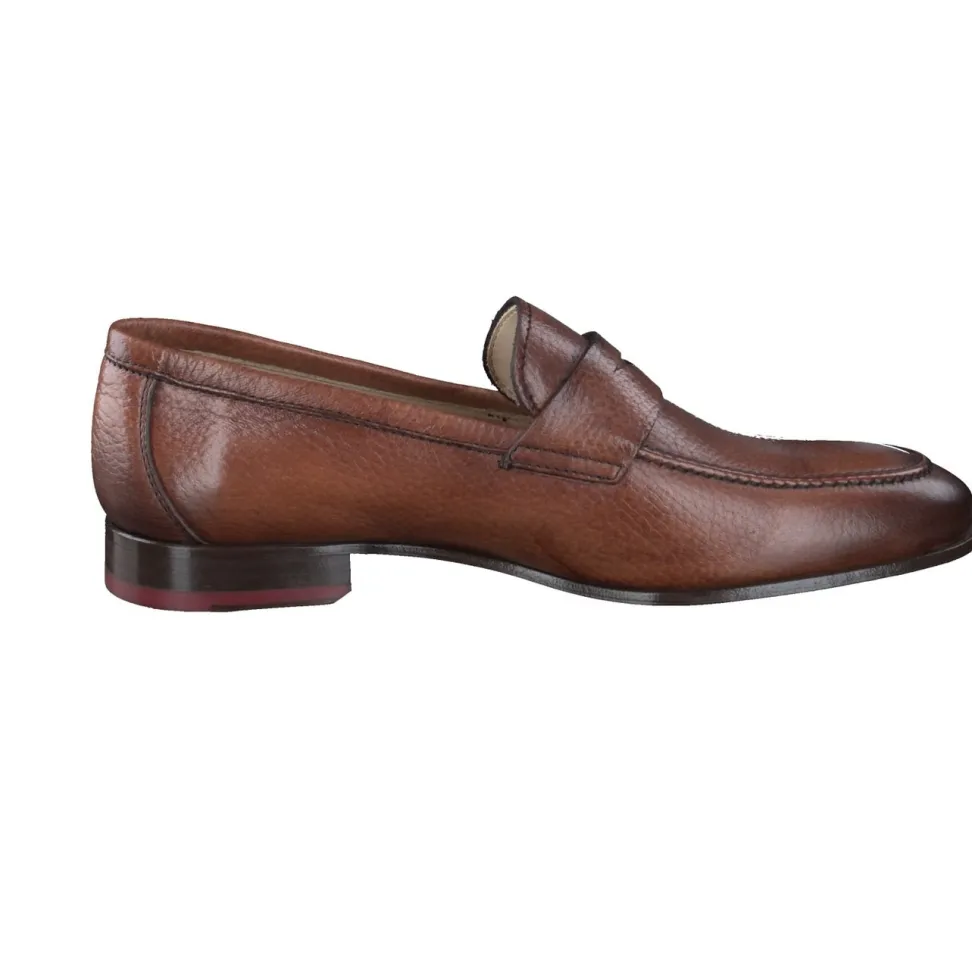 Ralph Harrison Edition – Penny Loafer aus Hirschleder Braun