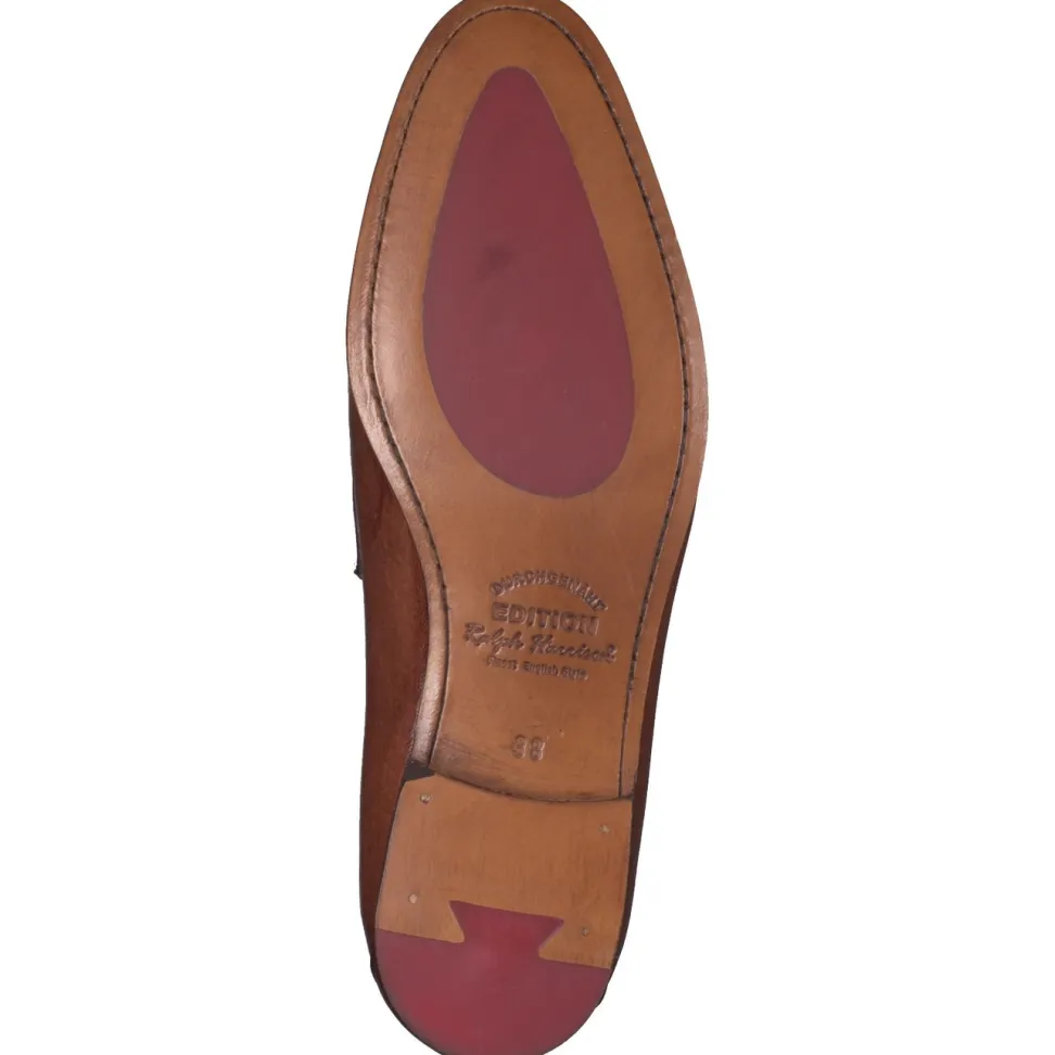 Ralph Harrison Edition – Penny Loafer aus Hirschleder Braun