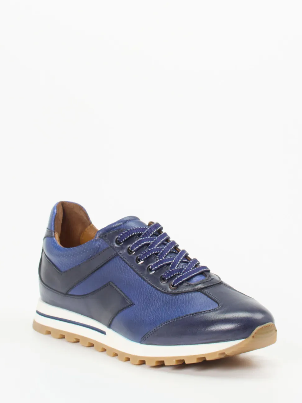 Ralph Harrison Edition – Sneaker aus Hirschleder Blau