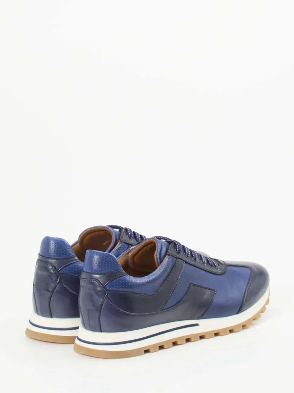 Ralph Harrison Edition – Sneaker aus Hirschleder Blau