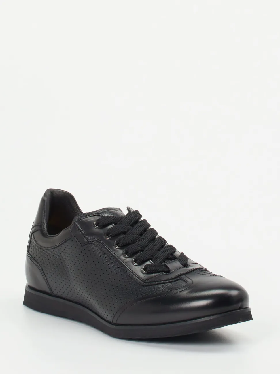 Ralph Harrison Edition – Sneaker aus Hirschleder Schwarz