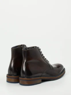 Ralph Harrison Edition – Schnürboots aus Kalbleder Dunkelbraun