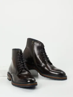 Ralph Harrison Edition – Schnürboots aus Kalbleder Dunkelbraun