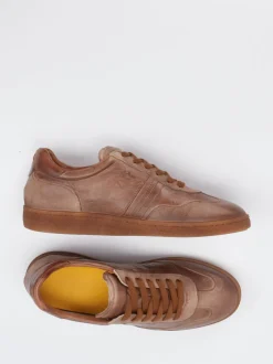 Ralph Harrison Edition – Sneaker aus Leder in Braun