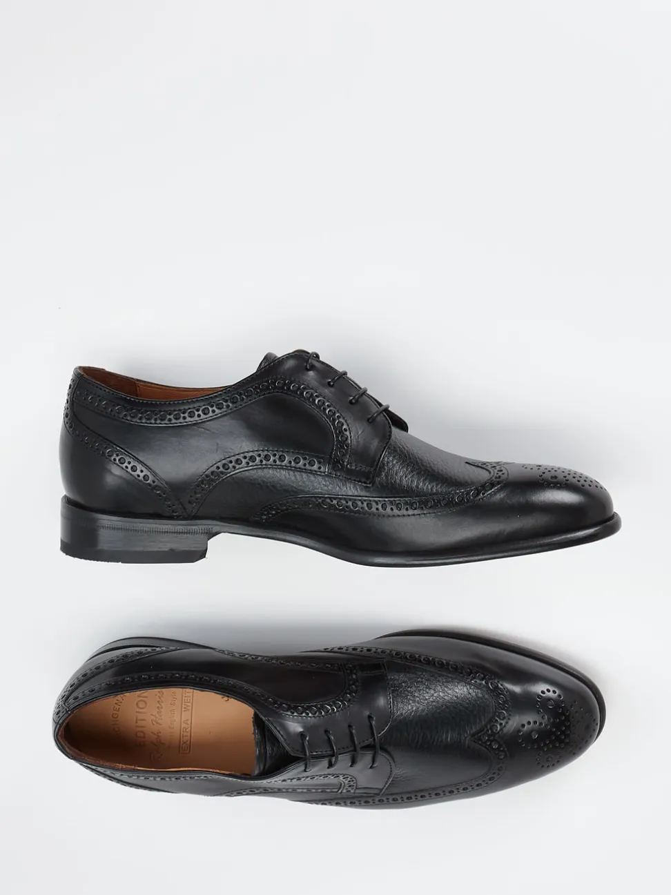 Ralph Harrison Edition – Schnürschuh aus Hirschleder schwarz