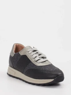 Rapid Soul – Sneaker aus Velours und Textil grau