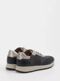 Rapid Soul – Sneaker aus Velours und Textil grau