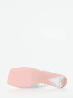 RAS – High Heels aus Metallic mit Strassbesatz