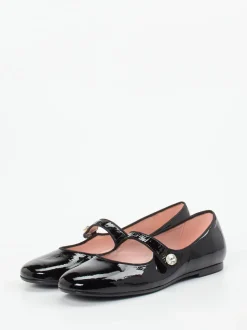 RAS – Mary Jane Ballerinas aus Lackleder Schwarz