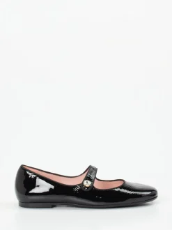 RAS – Mary Jane Ballerinas aus Lackleder Schwarz