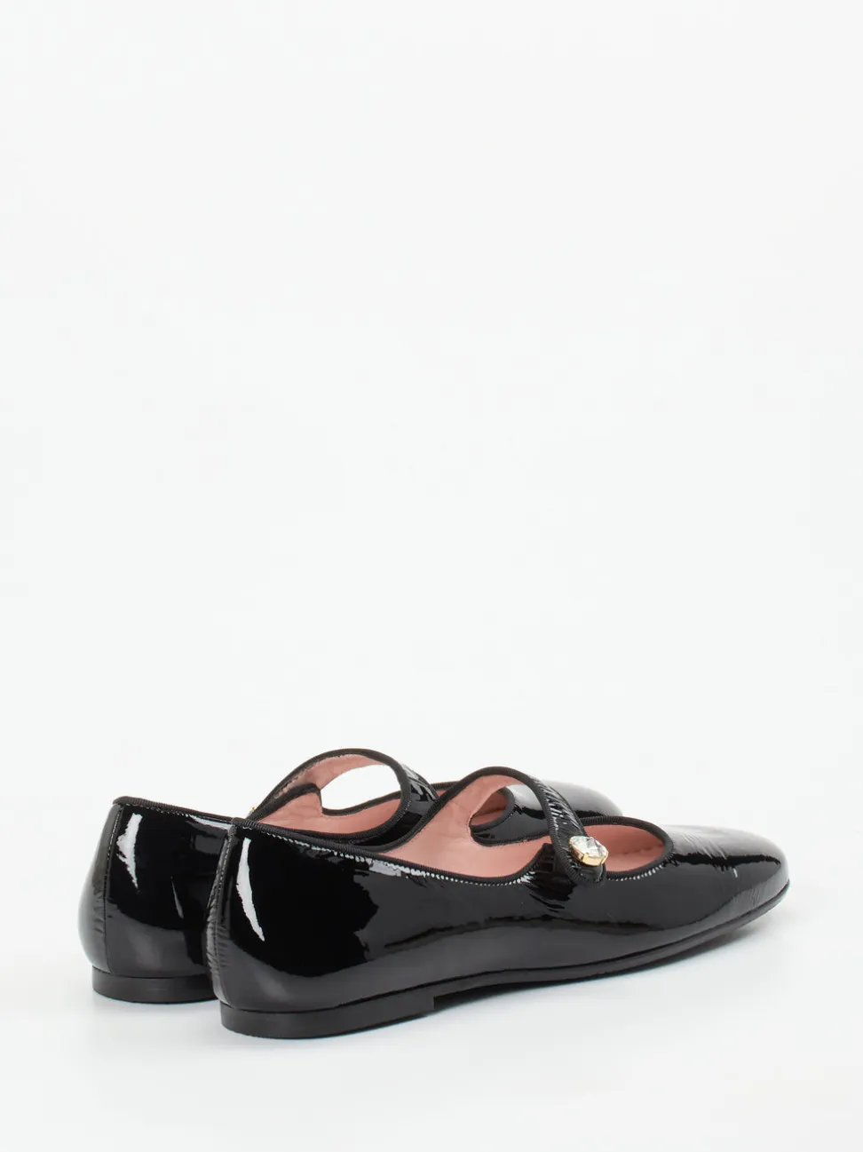 RAS – Mary Jane Ballerinas aus Lackleder Schwarz