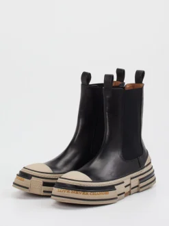 Rebecca White – Chelsea Boots aus Kalbleder Schwarz