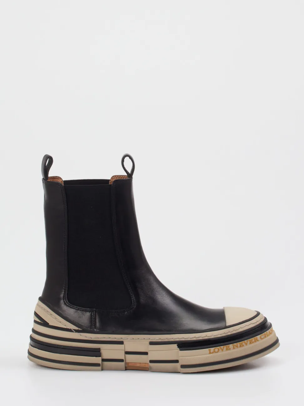 Rebecca White – Chelsea Boots aus Kalbleder Schwarz