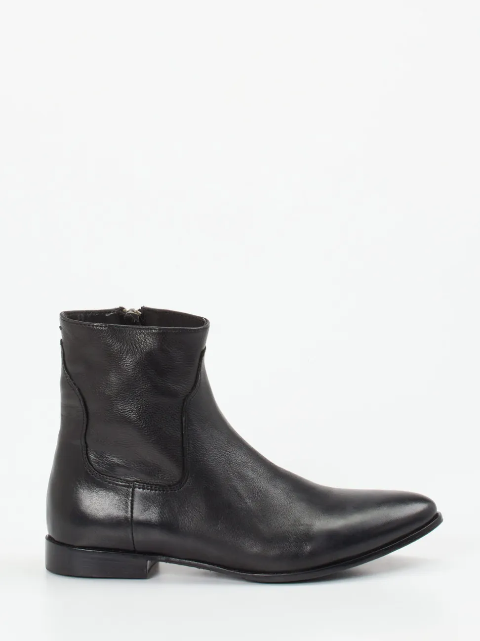 Rebecca White – Stiefeletten aus Lammleder Tiefschwarz