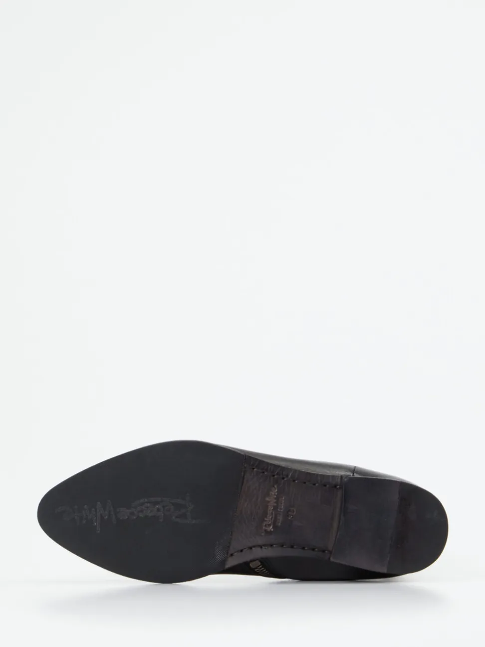 Rebecca White – Stiefeletten aus Lammleder Tiefschwarz