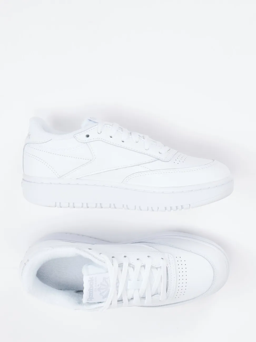 Reebok – Low-Top Sneaker aus Glattleder weiß