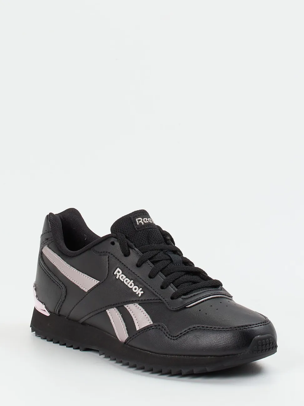 Reebok – Retro-Sneaker aus Synthetik in Schwarz