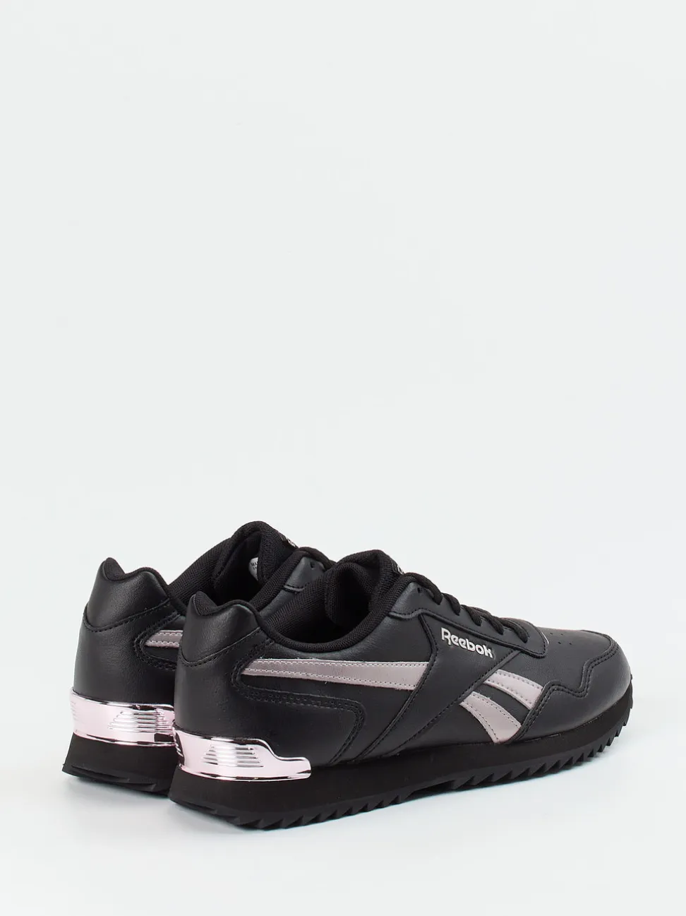 Reebok – Retro-Sneaker aus Synthetik in Schwarz